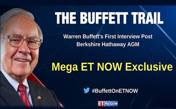 Warren Buffett speaks to ET NOW