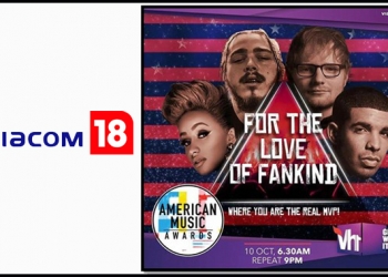 Vh1 to air 2018 American Music Awards show on 10th Oct