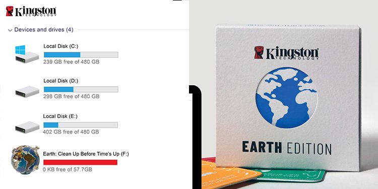 Kingston Technology launches #EarthEditionDrive campaign conceptualised by InDeed