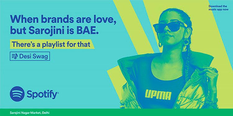 Spotify goes live with its maiden marketing campaign for India ‘There’s a Playlist for that'