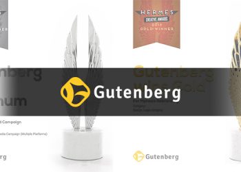 Gutenberg Wins Platinum & Gold at Hermes Creative Awards 2019