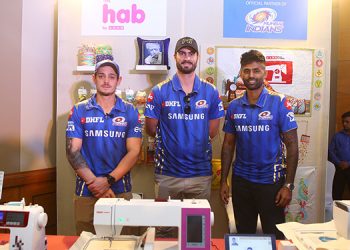 Usha International Trade Partners meet ‘Mumbai Indians’ Players