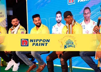 Nippon Paint,Associate Sponsor of Chennai Super Kings welcome players on home turf