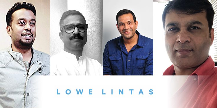 Lowe Lintas announces new creative leadership with four new Regional Creative Officers