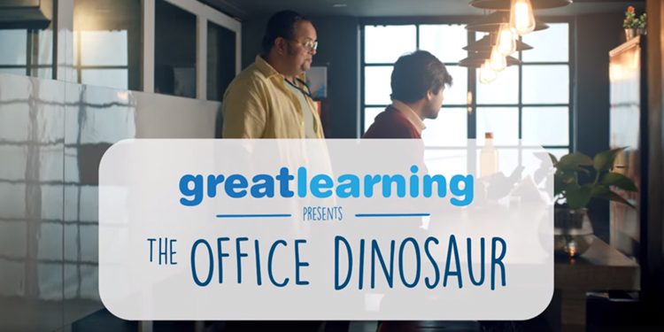 Great Learning Launches Thematic Digital Campaign ‘Office Dinosaur’ Created by Bluebot Digital