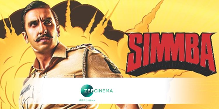 Zee Cinema to World Television Premiere Ranveer Singh Starrer Simmba on 19th May