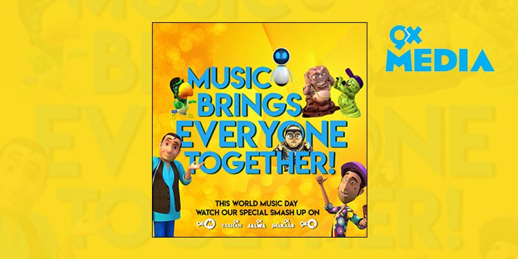 9X Media celebrates World Music Day by Creating smashup with Indian and International songs