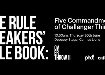 PHD and eatbigfish reveal the common marketing and media behaviours shared by challenger brands today in new book and seminar in Cannes