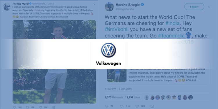 Volkswagen India brings in German support for Team India with its latest campaign- #GermanyCheersForIndia