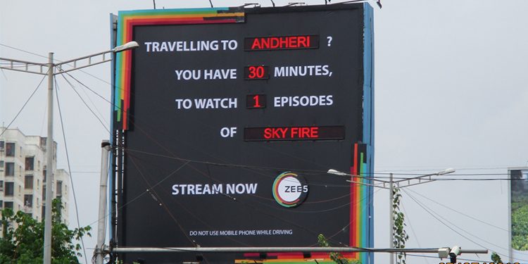 ZEE5 Partners with outdoor agency Laqshya to Install Real-Time Billboards For Travellers