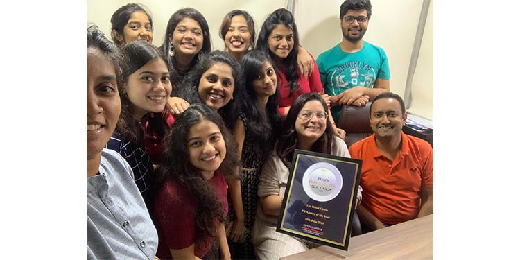 The Other Circle named PR Agency of the Year at Times Icons Hospitality Awards 2019