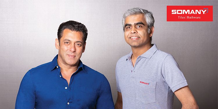 Somany Ceramics roped in Salman Khan as Brand Ambassador