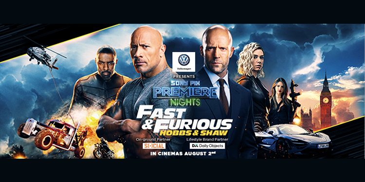 Sony Pix premiere Nights to feature ‘Fast & Furious: Hobbs & Shaw’ on 1st August, 2019