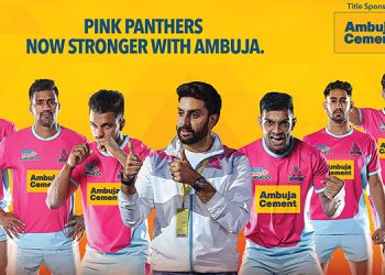 Ambuja Cement strengthens Jaipur Pink Panthers as Team Title Sponsor at Pro Kabaddi League 2019