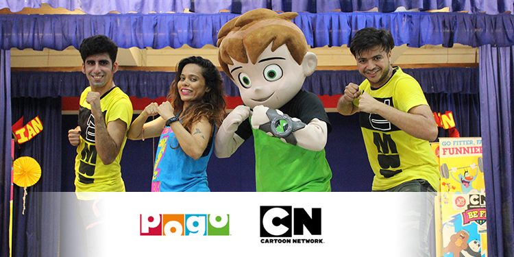 Cartoon Network and POGO collaborate with Sucheta Pal for a fun Zumba® Session with School kids in Mumbai
