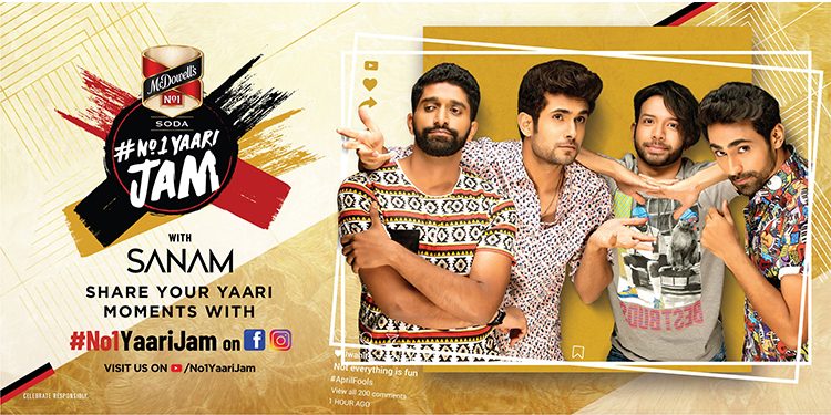 McDowell’s No.1 Yaari Jam releases a new single ‘Apni Yaari’ with SANAM on Friendship day