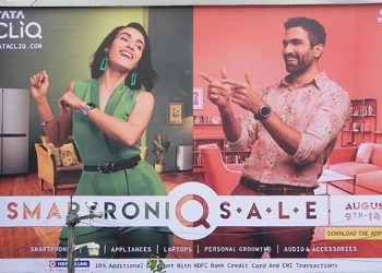 Kinetic India executes Electronics OOH Campaign for Tata CLiQ