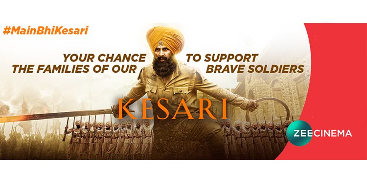 Zee Cinema announces World Television Premiere of Akshay kumar Starrer 'Kesari' on Independence day