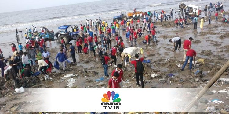 CNBC-TV18 looks for the Environmental Superheroes; Collaborates with Afroz Shah Foundation for a cleanliness drive