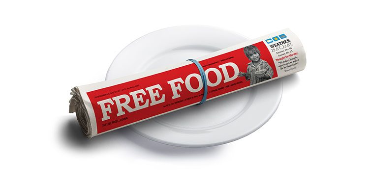 Free Press Journal changes its masthead to “Free Food” on World Food Day
