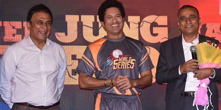 Road Safety World T20 Series launched with Sachin Tendulkar is the Brand Ambassador of; Colors Cineplex named the broadcast partner