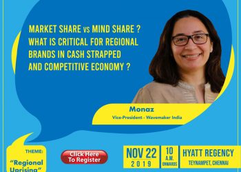 Market Share Vs Mind Share – Monaz Todywalla, Vice President, Wavemaker India at StraightTalk 2019