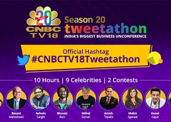 #CNBCTV18Tweetathon digital campaign reaches over 46 maillion audiences; garners 530 Million impressions