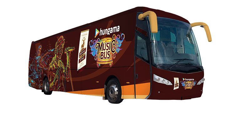 Hungama Music partners with Royal Stag Mega Music CDs to launch a unique concert-on-wheels – Royal Stag Hungama Music Bus