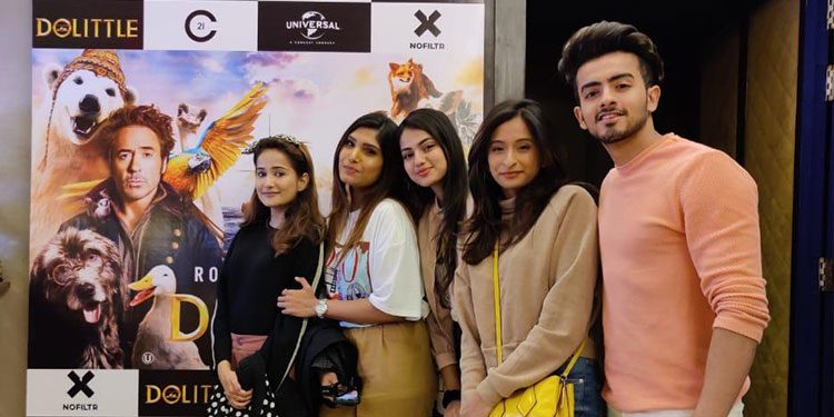 Universal Pictures International India and NOFILTR.Group collaborates for the special screening of Robert Downey Jr.’s DOLITTLE