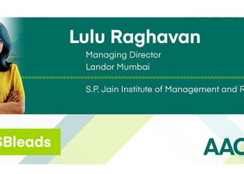 Lulu Raghavan, Managing Director, Landor Mumbai Honored as 2020 AACSB Influential Leader