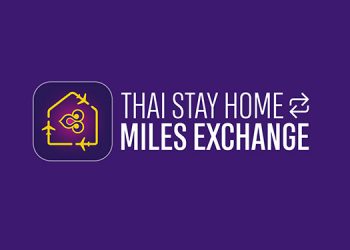 Thai Airways to give away 3,000,000 miles to encourage people to Stay Home