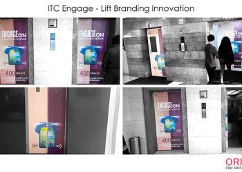 Orienta Cine Advertising creates innovative lift branding for ITC Engage On 2-in-1 pocket perfume
