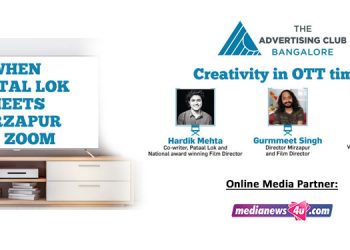 The Advertising Club Bangalore hosts webinar on Creativity in OTT times
