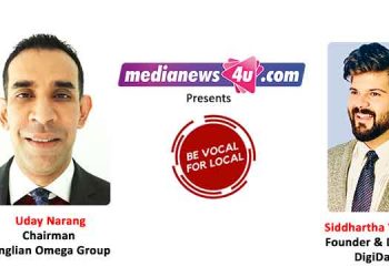 Uday Narang, Chairman, Anglian Omega Group and Siddhartha Vanvani, Founder & Director, DigiDarts