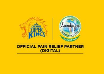 Amrutanjan is Official Pain Relief Partner-Digital for Chennai Super Kings