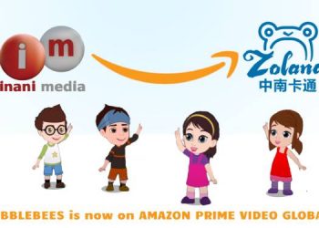 Inani Media & Zoland distribution takes Bubblebees- a pre-school animation series to Amazon Prime Video global