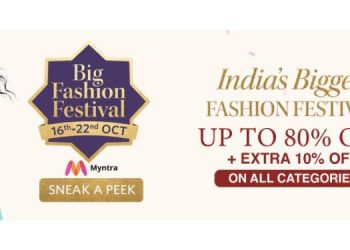 Myntra offers the largest-ever assortment of 5000 brands and 9 lakh styles to celebrate its Big Fashion Festival