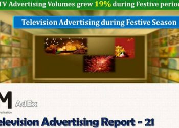 TV Advertising Volumes grew 19% during Festive period