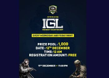 Esports platform Indian Gaming League to host “Midnight Championship” from 12th December