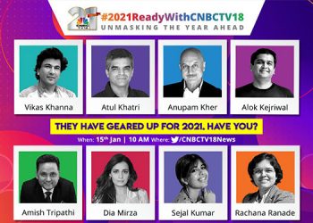 CNBC-TV18 hosts digital unconference of the year on Twitter with #2021ReadyWithCNBCTV18
