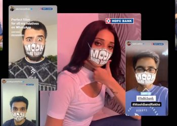 HDFC Bank and Kinnect leverage Instagram Reels for their PSA Campaign #MoohBandRakho