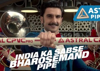 Astral Pipes launches its new brand campaign featuring Actor Ranveer Singh