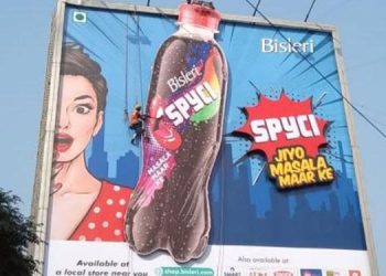 Bisleri in association with Alakh Advertising rolls out outdoor campaign for fizzy fruit drinks