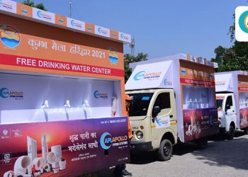 Apollo Pipes meets the drinking water needs of pilgrims at Kumbh Mela