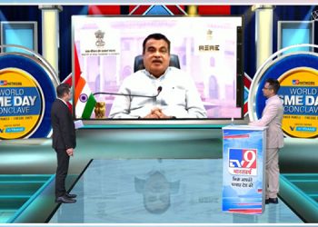 Gadkari talks jobs at TV9 Network World SME Day Conclave
