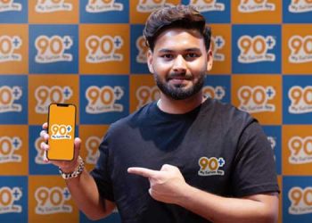 90+ My Tuition App Signs Batsman Rishabh Pant as Its National Brand Ambassador