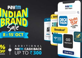 Paytm launches the Indian Brand Sale with deals and discounts on products of partnered brands on its Mini App Store
