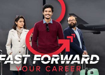 upGrad's new ad campaign positions its online MBA as a solution for working professionals to fast-forward their career