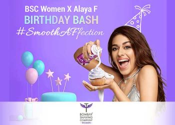 Bombay Shaving Company Women launches #SmoothAFfection campaign with Alaya F