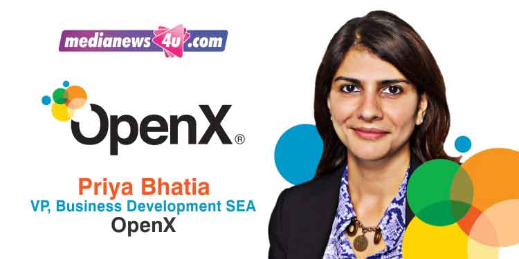 OpenX aims to be the best possible supply side solution for marketers, agencies and DSPs: Priya Bhatia